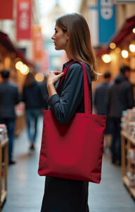 Bolsa tejido no tejido con asas largas VALENTO EXPO