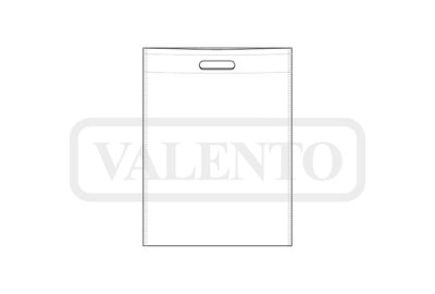 Bolsa TNT plana asa troquelada VALENTO GOSSIPGIRL - Imagen 2