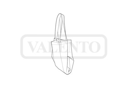 Bolsa de algodón doble compartimento VALENTO LAURA - Imagen 2