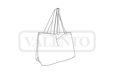 Tote Bag Algodón crudo VALENTO MARTA - Image 2