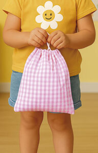 Bolsa de tela para el colegio VALENTO SNACK