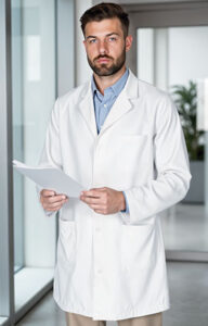 Bata de trabajo de manga larga VALENTO DOCTOR