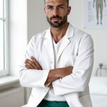 Bata de trabajo 100% algodón manga larga VALENTO FALCON