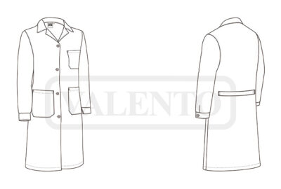 Bata de trabajo para mujer VALENTO SMART - Image 2