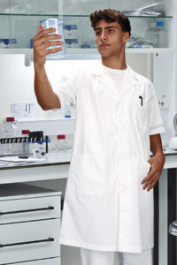 Bata de trabajo manga corta VALENTO STORE