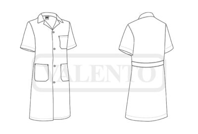 Bata de trabajo manga corta VALENTO STORE - Imagen 2