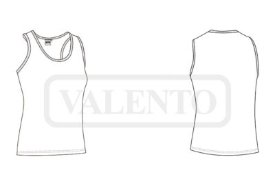 Camiseta de tirantes para mujer VALENTO AMANDA - Image 2
