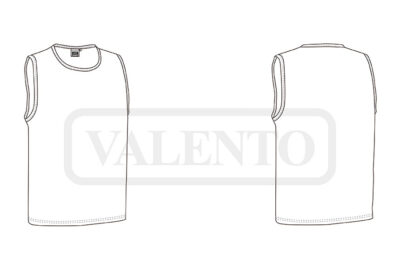 T-Shirt sin mangas Unisex VALENTO ATLETIC - Image 2