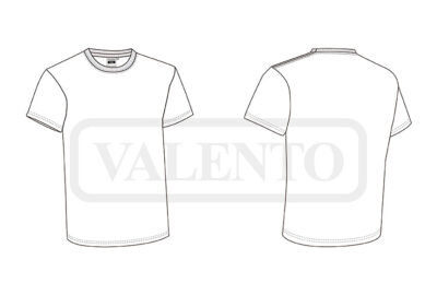 Camiseta de manga corta 100% algodón VALENTO COMIC - Imagen 2