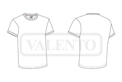 Camiseta de manga corta bicolor VALENTO COMBI - Image 2