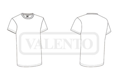Camiseta de manga corta 100% algodón VALENTO COOL - Image 2