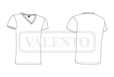 Camiseta de manga corta y cuello de pico VALENTO CRUISE - Imagen 2