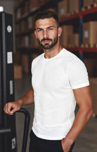 T-Shirt mezcla Cotton y poliéster VALENTO KOBIN