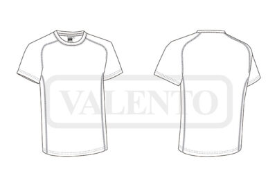 T-Shirt técnica bicolor VALENTO LANDING - Image 2
