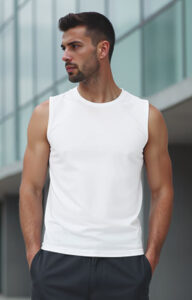 Camiseta sin mangas y cuello redondo VALENTO NAPPA