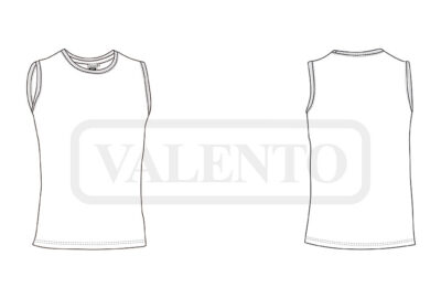 Camiseta sin mangas y cuello redondo VALENTO NAPPA - Imagen 2