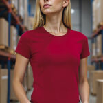 Camiseta de mujer manga corta 100% algodón VALENTO PARIS