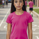 Camiseta 100% algodón manga corta niña VALENTO PENELOPE