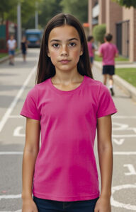 Camiseta 100% algodón manga corta niña VALENTO PENELOPE