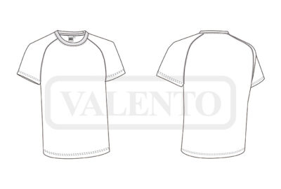 Camiseta técnica manga corta ranglán VALENTO REVOLUTION - Imagen 2