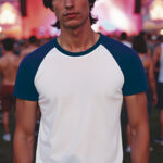 Camiseta de manga corta ranglán VALENTO CAIMAN