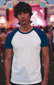 Camiseta de manga corta ranglán VALENTO CAIMAN