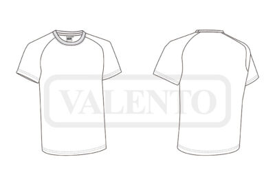 Camiseta de manga corta ranglán VALENTO CAIMAN - Imagen 2