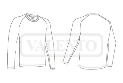 Camiseta de manga larga ranglán VALENTO BREAK - Imagen 2
