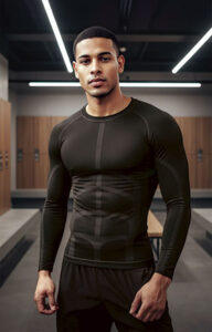 T-Shirt térmica de Long Sleeve VALENTO SKYNET