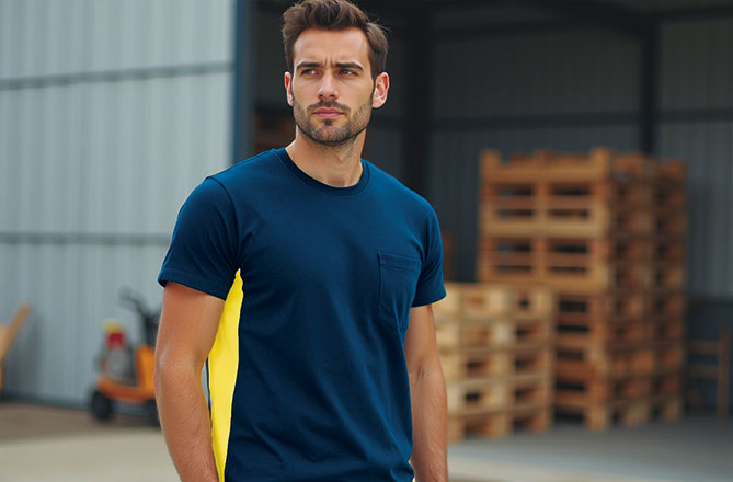 Camiseta de trabajo 100% algodón VALENTO THUNDER T-Shirt de trabajo 100% algodón VALENTO THUNDER - Image 1