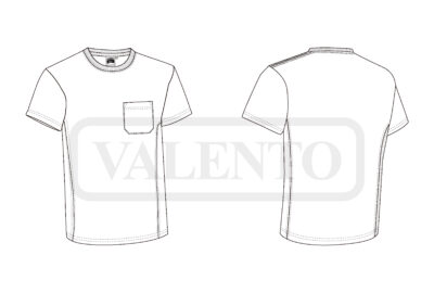 T-Shirt de trabajo 100% algodón VALENTO THUNDER - Image 2