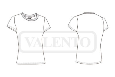 Camiseta manga corta de mujer VALENTO TIFFANY - Image 2