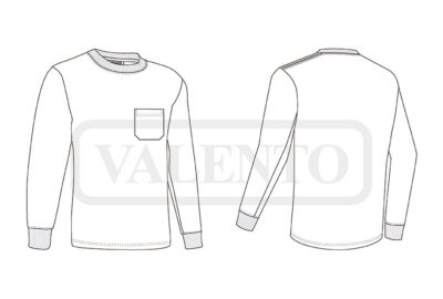 Camiseta de manga larga con bolsillo VALENTO BEAR - Imagen 2