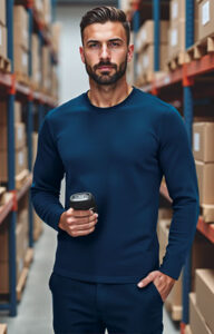 Camiseta de manga larga 100% algodón VALENTO TIGER