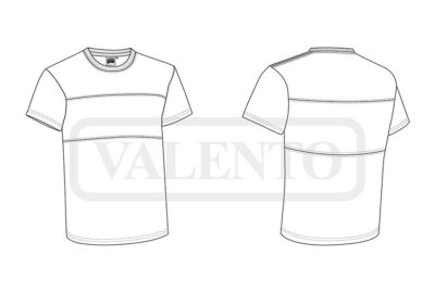 Camiseta tricolor de manga corta VALENTO VARSITY - Image 2