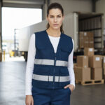 Chaleco multibolsillos visibilidad realzada VALENTO JERVIS