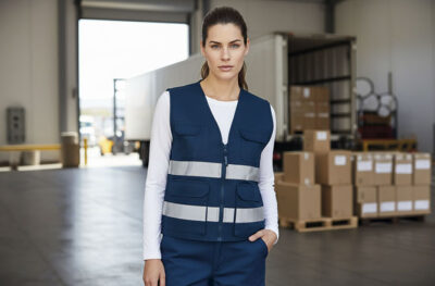 Chaleco multibolsillos visibilidad realzada VALENTO JERVIS