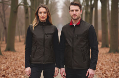 Chaleco bicolor con polar interior VALENTO MONTANA