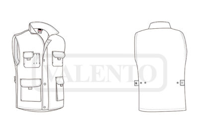 Chaleco con polar interior multibolsillos VALENTO TRUMAN - Imagen 2