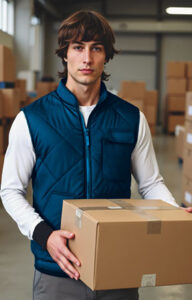 Chaleco acolchado de rombos VALENTO WORKER