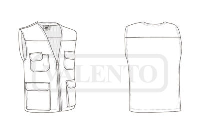 Chaleco ligero bicolor VALENTO THUNDER - Imagen 2