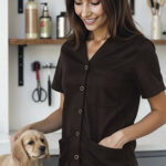 Blusón de manga corta para mujer VALENTO BEATRIZ