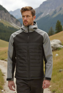 Chaqueta softshell acolchada con capucha VALENTO BERING