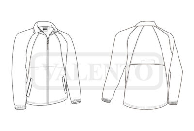 Chaqueta cortavientos de microfibra VALENTO BOSTON - Imagen 2