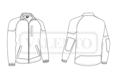 Chaqueta softshell reforzada VALENTO CALEDONIA - Imagen 2