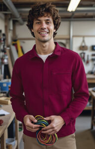 Chaqueta de trabajo 100% algodón VALENTO CHISPA