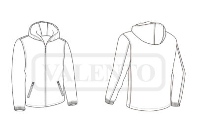 Chaqueta de lluvia impermeable VALENTO DARION - Image 2