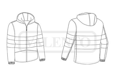 Chaqueta lluvia Visibilidad Realzada VALENTO FERGUSON - Image 2