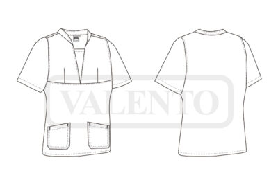 Blusón mujer microfibra cuello Mao VALENTO GLANDARA - Image 2