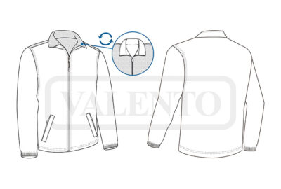 Chaqueta reversible con polar interior VALENTO GLASGOW - Image 2